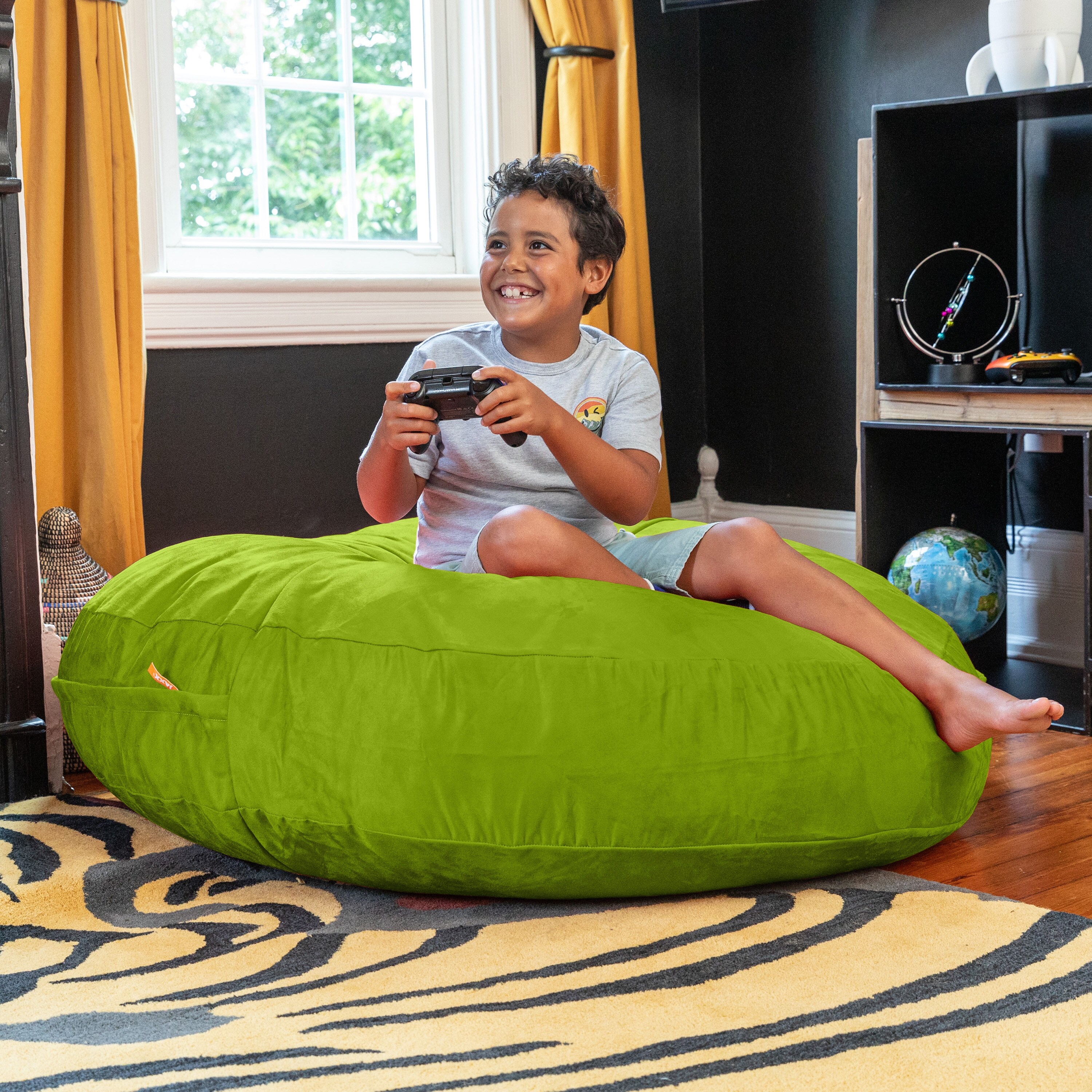 Jaxx 4 ft Cocoon Kids Bean Bag Chair and Crash Pad Bed Bath Beyond 33053277