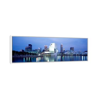 iCanvas "Rock And Roll Hall Of Fame, Cleveland, Ohio, USA" by Panoramic Images Framed Canvas Print