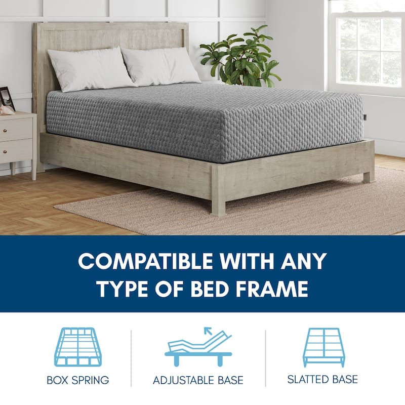 Sadie, 10-inch, Cooling Gel Memory Foam Hybrid Mattress, CertiPUR US and Greenguard Gold Certified