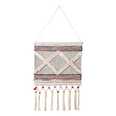 Sevita Boho Chindi Textured Wall Hanging - 19.5" x 36"