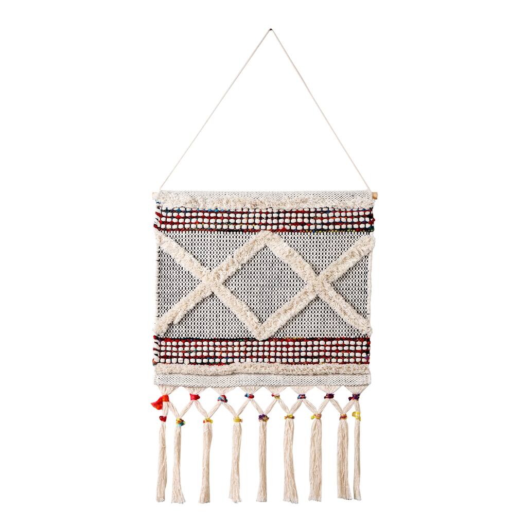 Sevita Boho Chindi Textured Wall Hanging - 19.5" x 36"