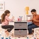 preview thumbnail 4 of 3, Kids Activity Play Desk and Chair Set , with Storage Baskets