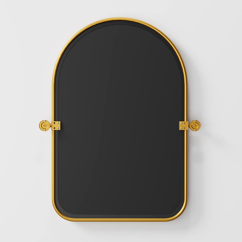Iron Frame Arched Wall Mirror - 36*24