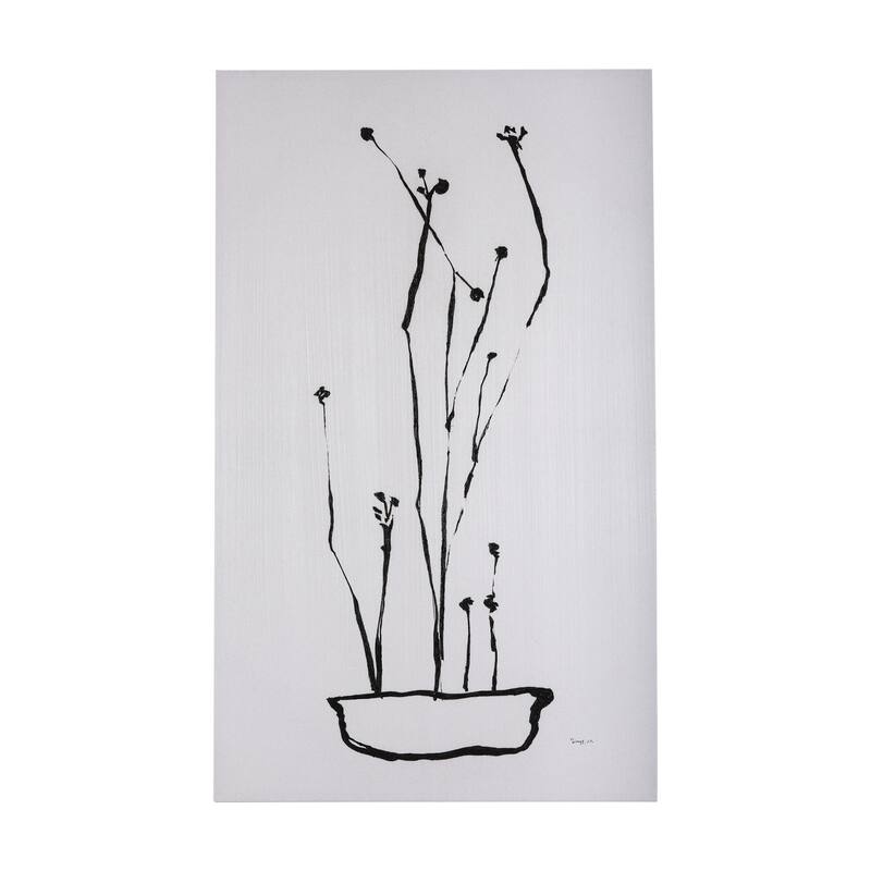 Organic Line Drawing I (30 x 50) Canvas Art Print - Large