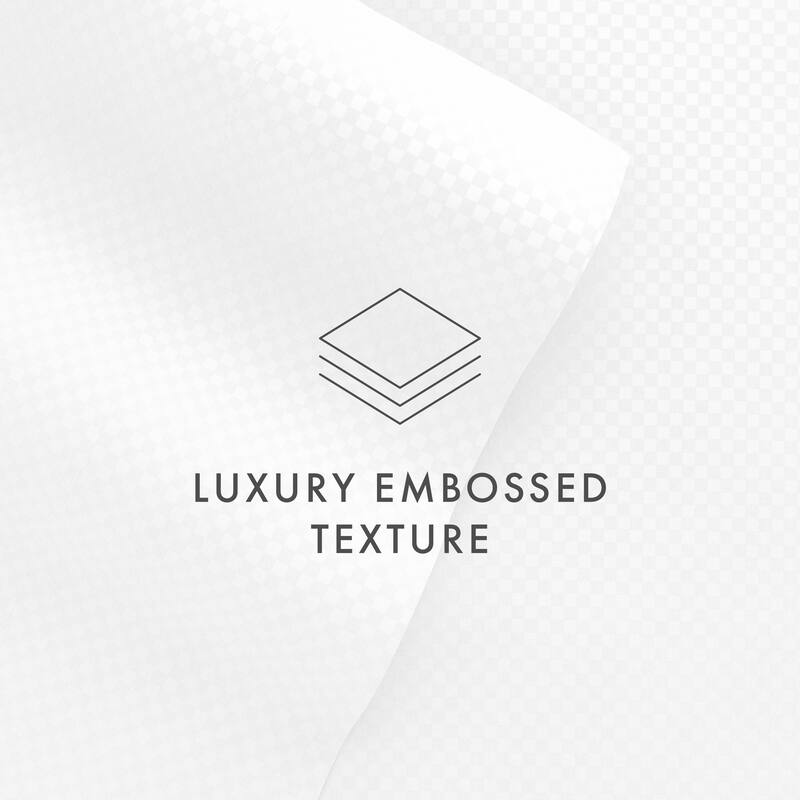 Soft Essentials Double Brushed Embossed Checkered 4PC Deep Pocket Bed Sheet Set