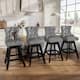 Option Grey Velvet Set Of 4