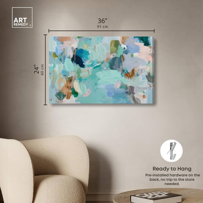 Layers of Feeling II Canvas by Art Remedy, Gallery Wrapped