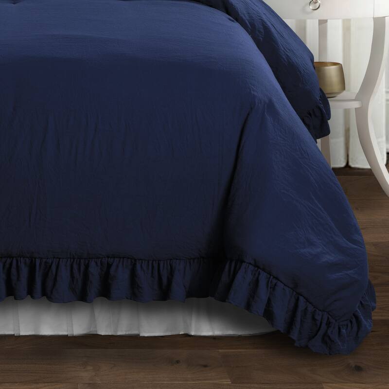 Lush Decor Reyna Ruffled Shabby-chic Comforter Set