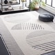 preview thumbnail 1 of 10, SAFAVIEH Alamo Kyeon Modern Rustic Rug 9' x 12' - Ivory/Grey - Rectangle