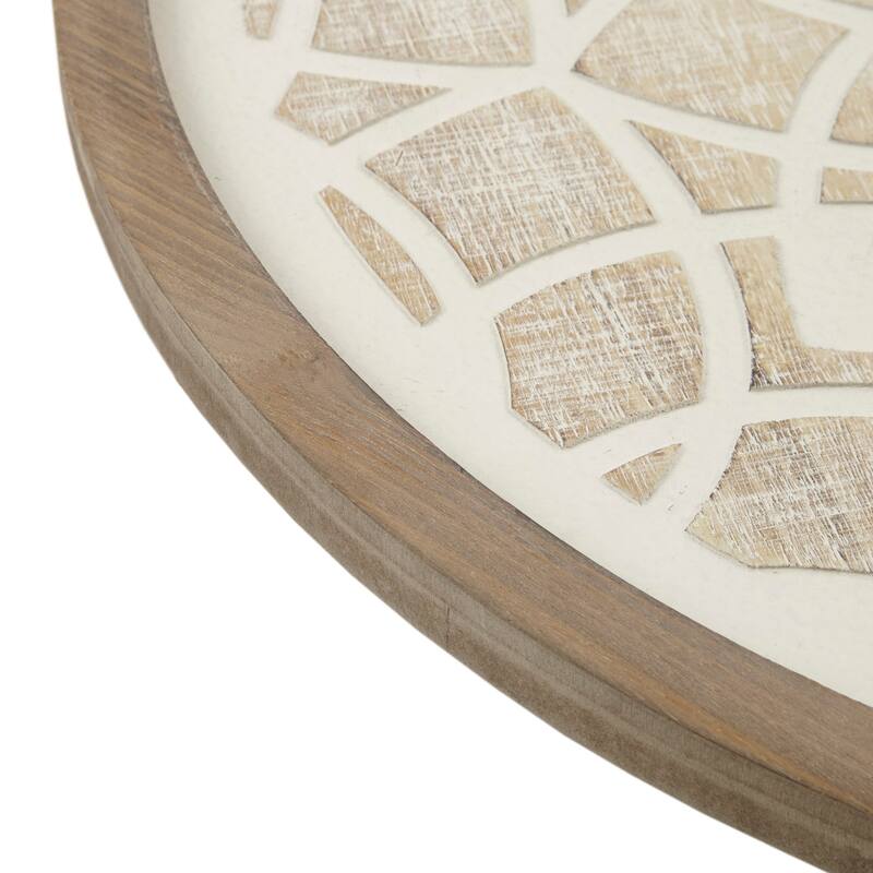 Madison Park Leah Round Two-tone Medallion Wall Decor