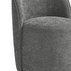 preview thumbnail 8 of 9, Modern Armless 360-Degree Swivel Dining Chair Barrel Chair