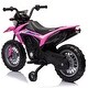 preview thumbnail 10 of 16, Licensed Honda 6V Kids Electric Motorcycle, Battery-Powered Ride-On with Detachable Training Wheels for Young Riders