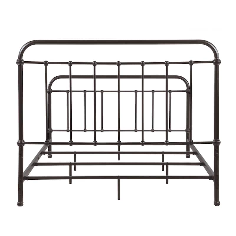 Livingston Metal Open Frame Bed Dark Bronze