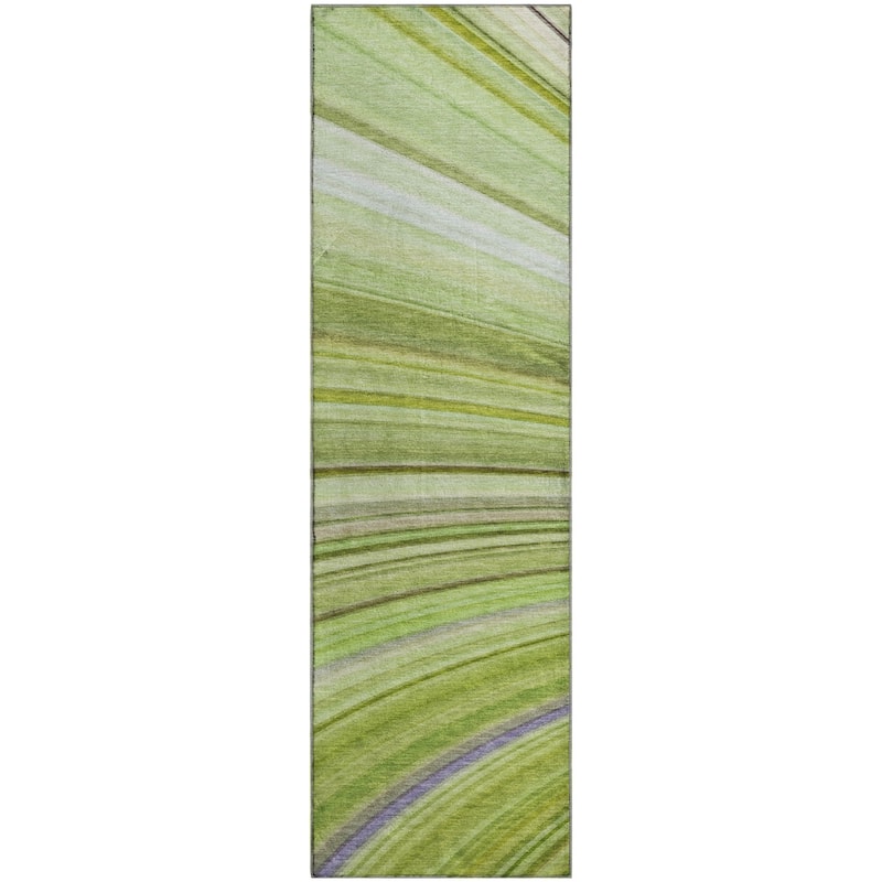 Premium Washable Super Soft Striped Abstract Mayfield Rug