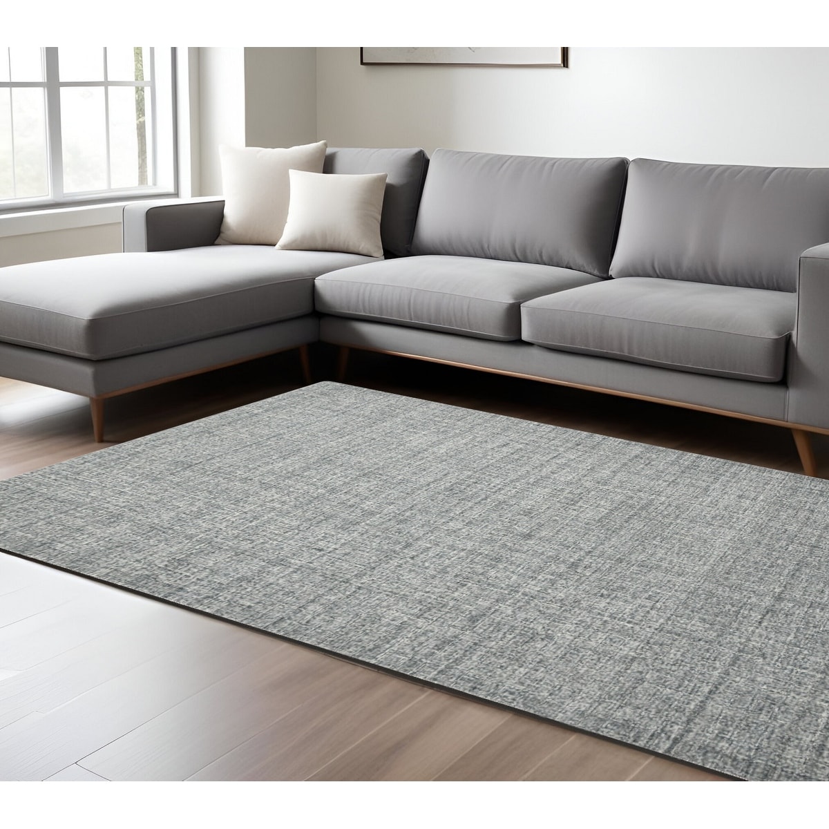 HomeRoots Hufo Abstract Transitional Rectangle Area Rug