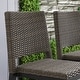 preview thumbnail 15 of 24, Plymouth Patio Aluminum 30-inch Outdoor Wicker Bar Stools (Set of 4) by Coruvs