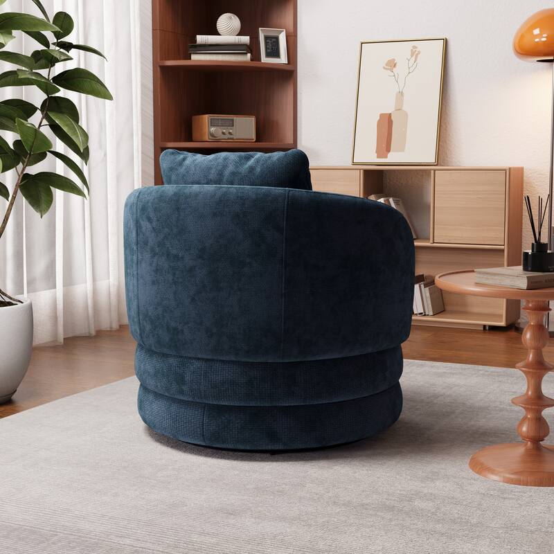 30"W Modern Upholstered Armchair,Accent Chair with a Pillow