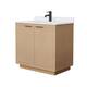 Option Light Straw / White Cultured Marble Top / Matte