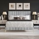 preview thumbnail 5 of 18, CraftPorch Modern Velvet Tufted Upholstered Gold Accent Platform Bed