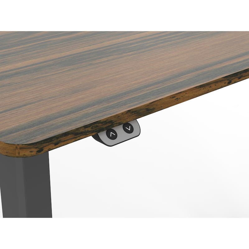 Carlos Modern 47-inch Metal Electric-Powered Adjustable Standing Desk by Furniture of America