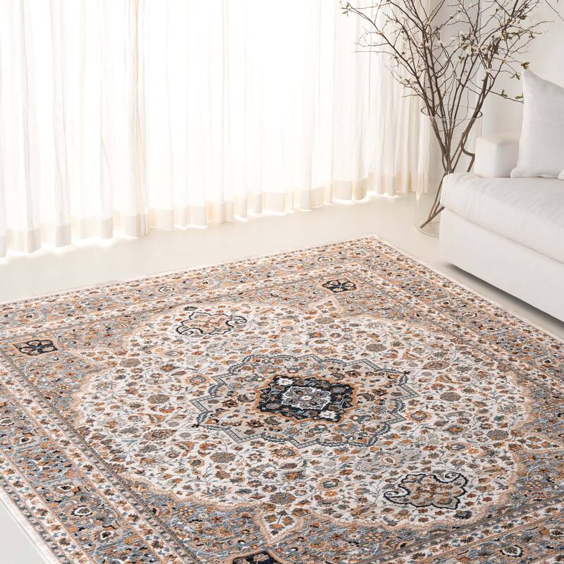 SAFAVIEH Lauren Ralph Lauren Metanet Transitional Rug - 9' x 13' - Ivory/Grey