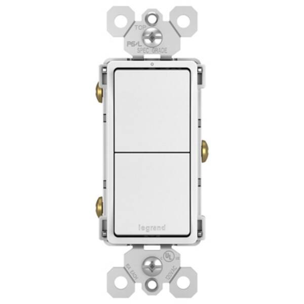 Legrand Rcd11wcc6 Radiant Two Single Pole Switch White 15a 120 277v