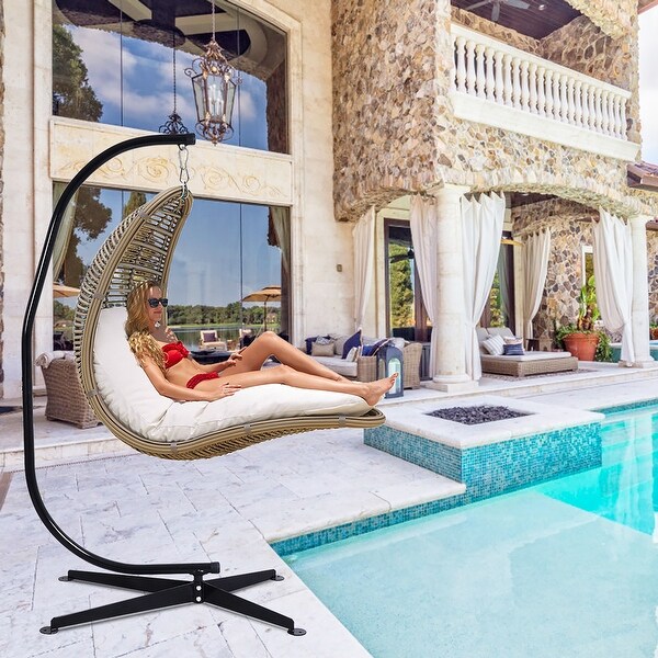 C Hammock Chair Stand Hanging Chair Stand On Sale Bed Bath Beyond 32883404