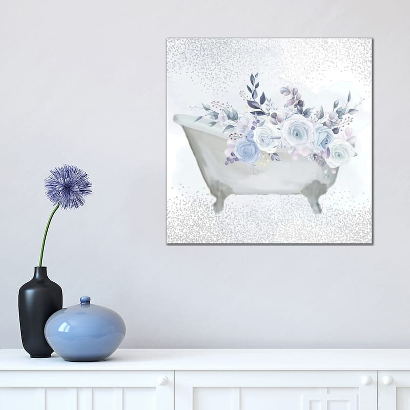 iCanvas "Wash Soak Relax II" by Kimberly Allen Canvas Print - 18x18x1.5