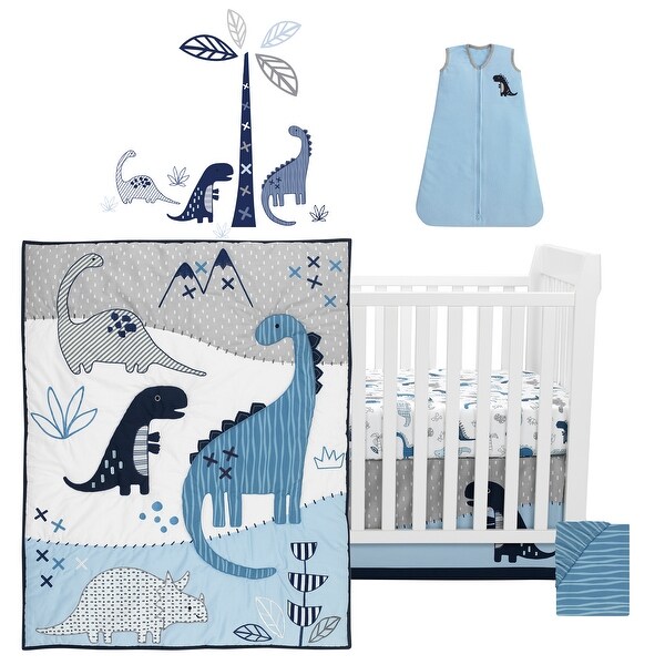 dinosaur baby crib set