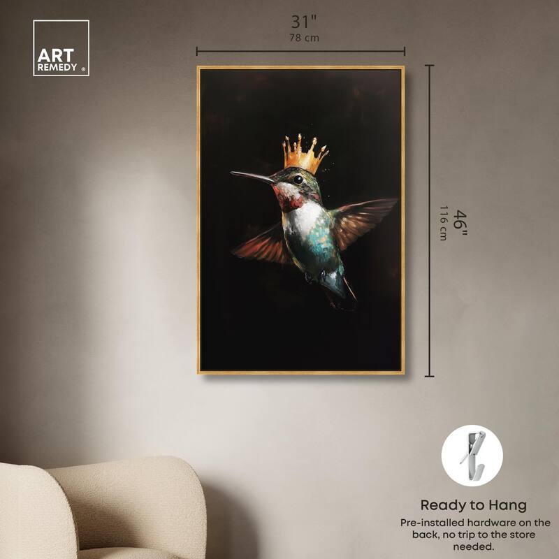 Royal Bird II Canvas by Art Remedy