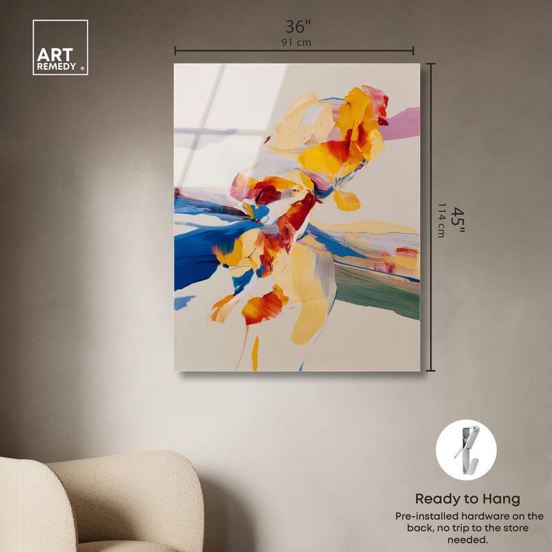 Flippant Bloom III Acrylic by Art Remedy, Ready to Hang