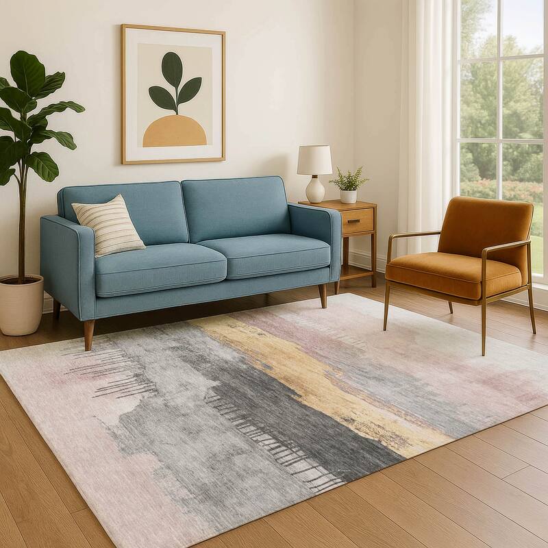 Premium Washable Super Soft Modern Glam Mayfield Rug