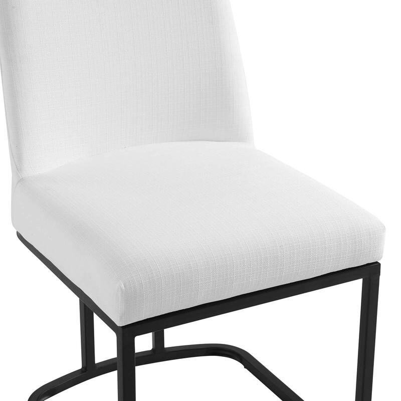 Porch & Den Shadow Hills Upholstered Sled Base Dining Chair