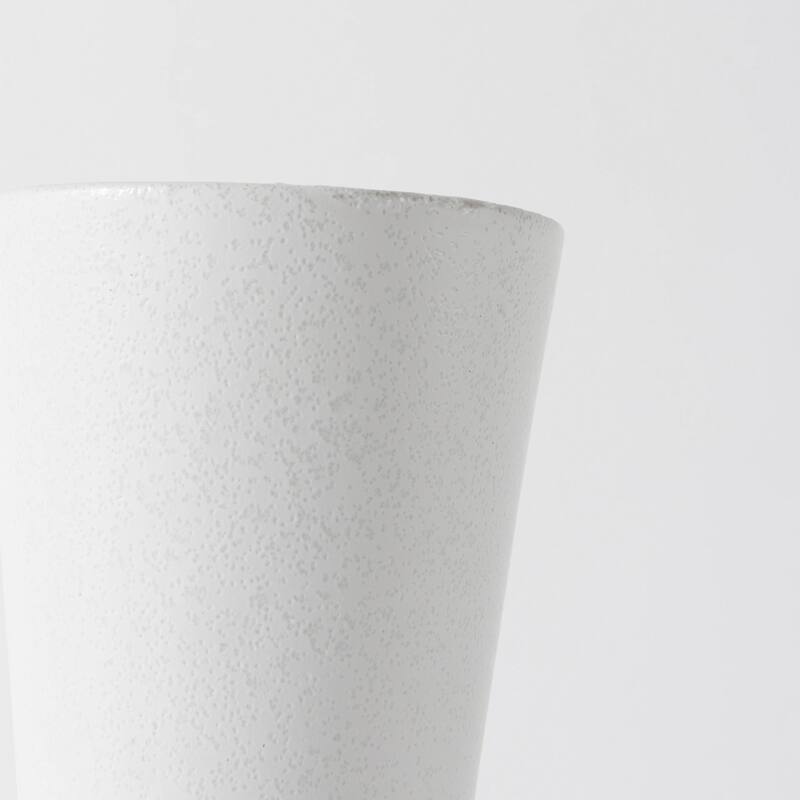 Laforge 5.5L x 5.5W x 9.4H White Ceramic Vase