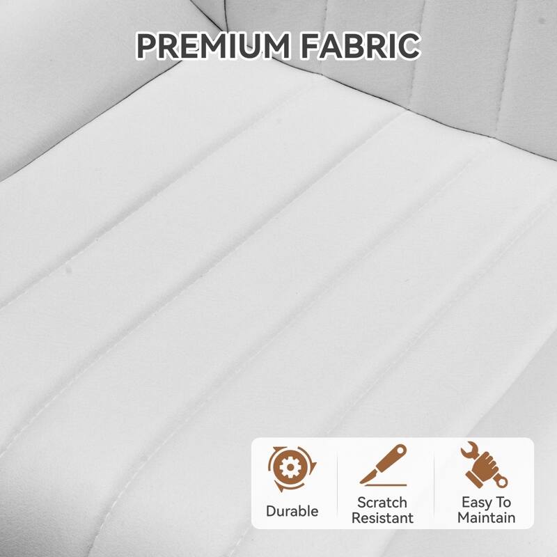 4-piece Modern Upholstered Dining Chairs Set with Metal Legs (Excluding Table)