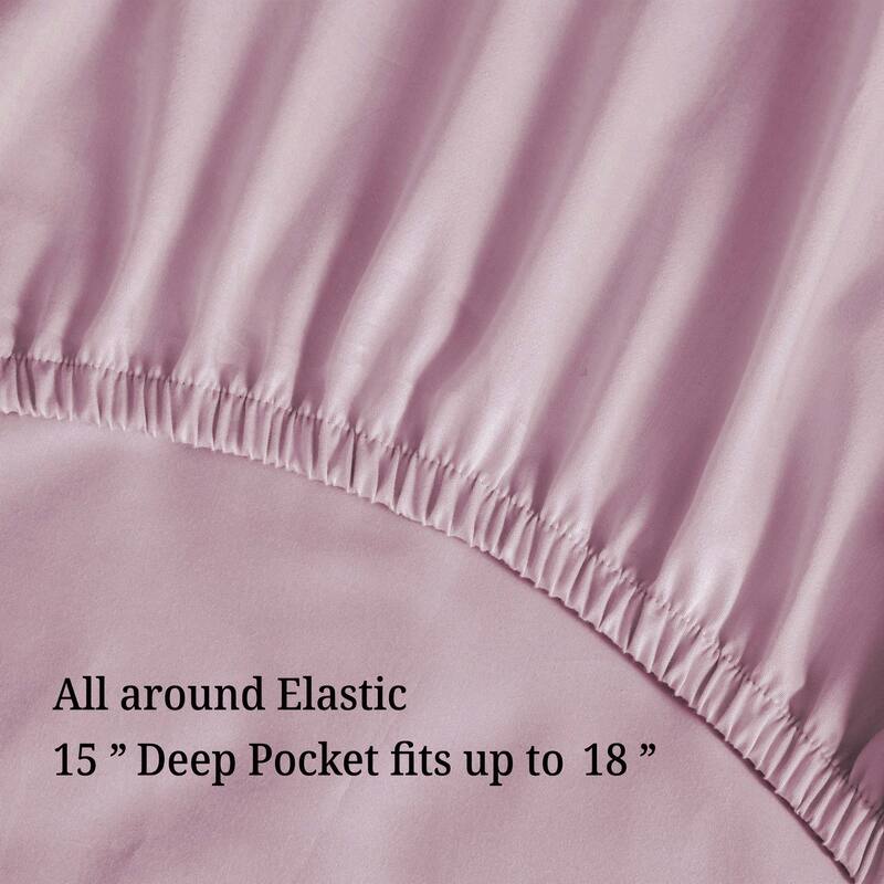 Superior Wrinkle Resistant Embroidered Microfiber Bed Sheet Set