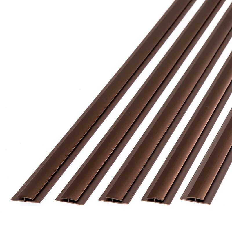 FASÄDE 47 in. Decorative Vinyl Divider Trim Oil Rubbed Bronze (5 Pack) - 5 Pack - 5 Pack