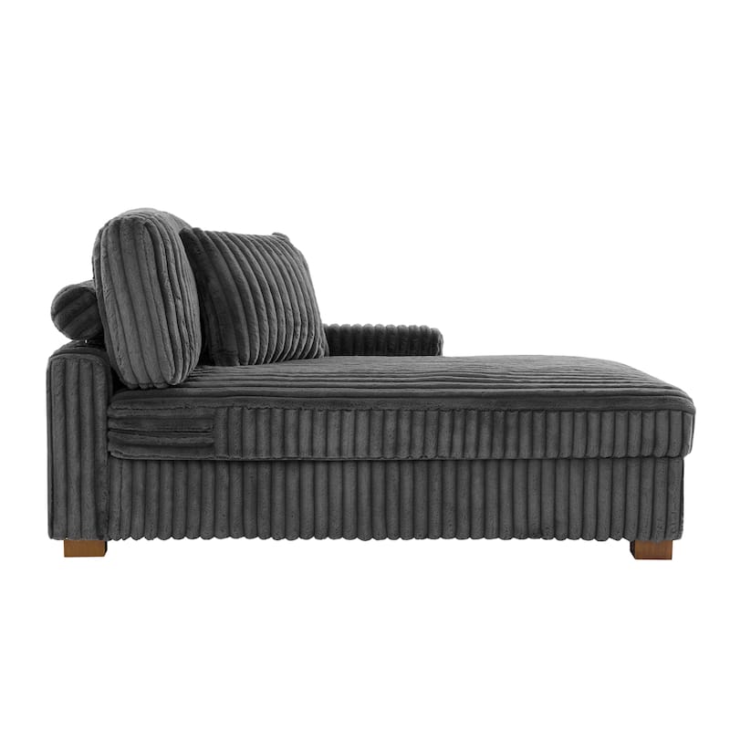 118.4"W Plush Modular Sectional Sofa with Pillows