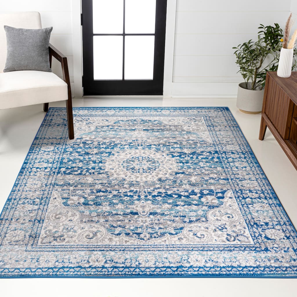 JONATHAN Y Denia Ornate Bohemian Medallion Area Rug