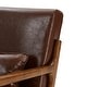 preview thumbnail 69 of 119, Glitzhome Set of 2 30.75"H Mid-Century Modern PU Leather Accent Chairs - 25.75"W x 33.75"D x 30.75"H