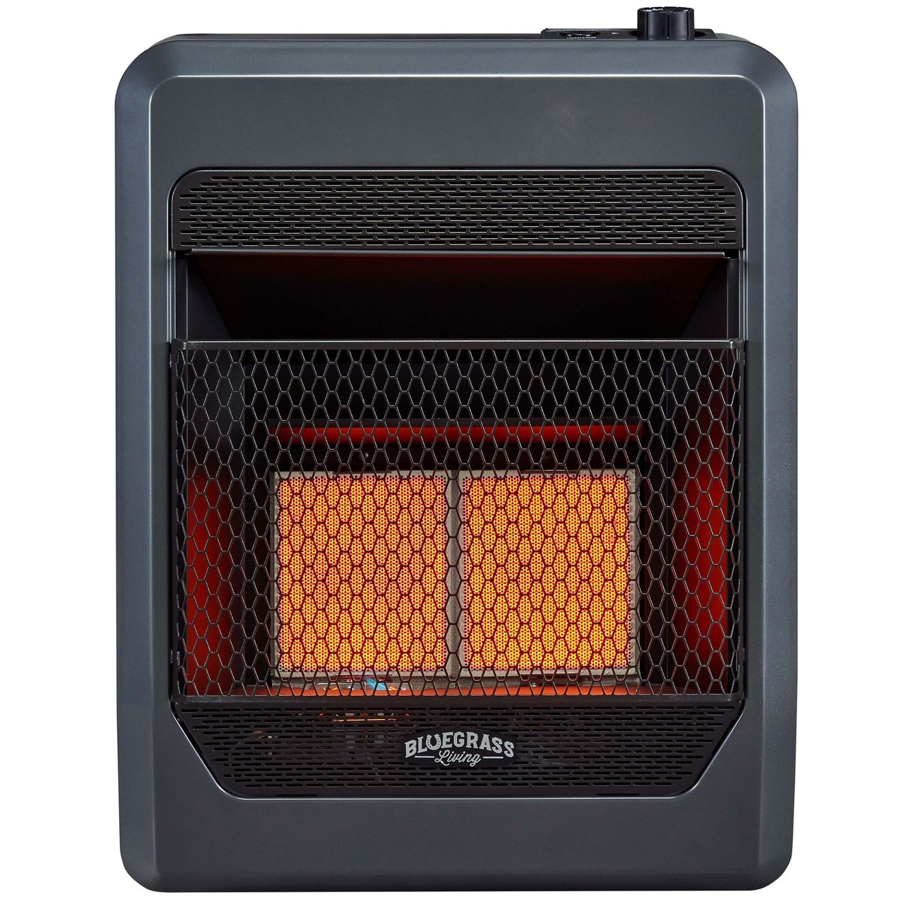 Bluegrass Living Natural Gas Vent Free Infrared Gas Space Heater With Blower And Base Feet 20 000 Btu Model B20tnir Bb Overstock 31666417