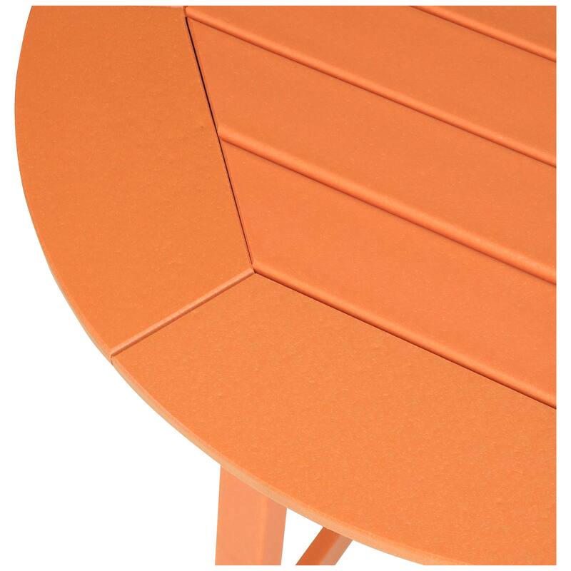Polytrends Laguna Hdpe All Weather Outdoor Patio 35" Round Bar Table