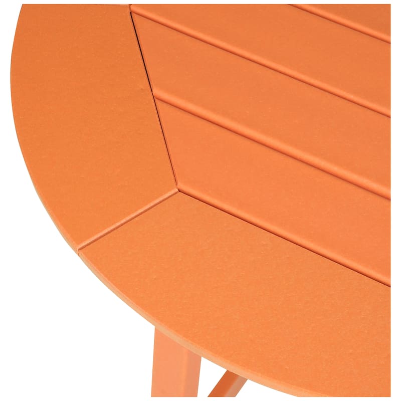 Polytrends Laguna Hdpe All Weather Outdoor Patio 35" Round Counter Table