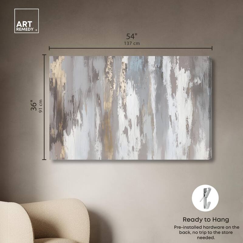 Flooding Gold I Canvas by Art Remedy, Gallery Wrapped