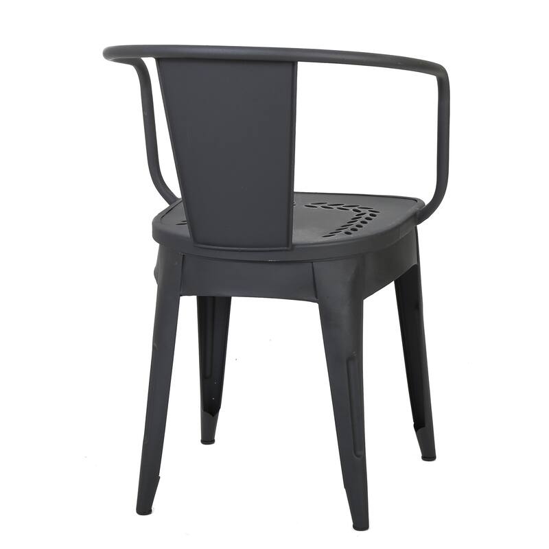 Roomfitters 3-Piece Metal Bistro Set, Outdoor Patio Table and Chairs for Balcony, Garden or Deck