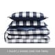 preview thumbnail 5 of 6, Eddie Bauer Lakehouse Plaid Blue Cotton Duvet Cover Set
