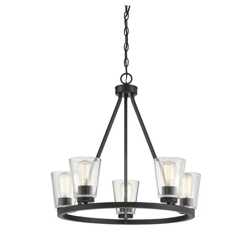 Savoy House Calhoun 5 Light 25" Wide Ring Chandelier