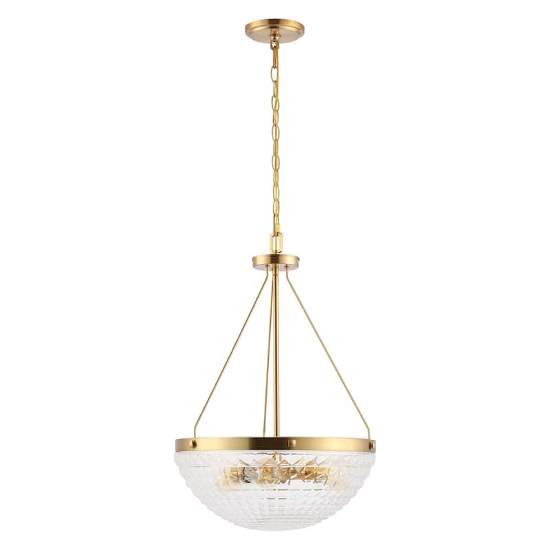 SAFAVIEH Lighting Thorin 3LT 16.5-inch Pendant - 17" W x 17" D x 30-102" H