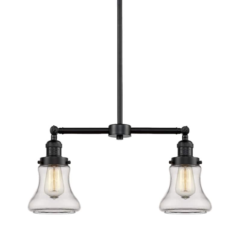 Innovations Lighting Bellmont 2 Light 21" Wide Linear Chandelier