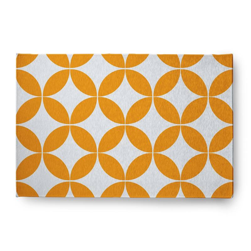 Eye Opener Spring Chenille Indoor/Outdoor Rug - Mango - 4' x 6'